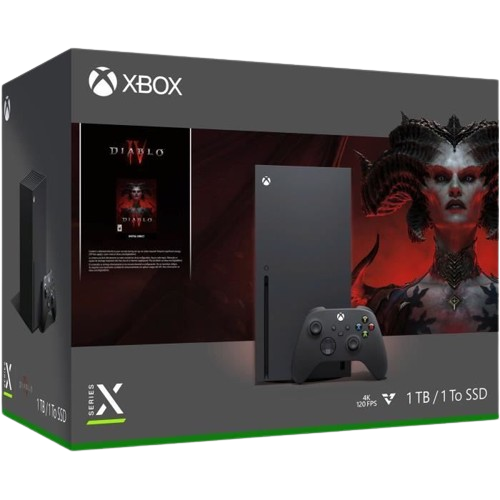 Xbox Series X + Diablo IV.